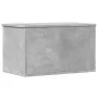 Caja de almacenaje madera ingeniería gris hormigón 60x35x35 cm de , Baúles de almacenamiento - Ref: Foro24-840677, Precio: 50...