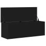 Caja de almacenaje madera de ingeniería negro 102x35x35 cm de , Baúles de almacenamiento - Ref: Foro24-840689, Precio: 82,45 ...