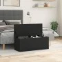 Aufbewahrungsbox aus schwarzem Ingenieurholz 90x35x35 cm von , Aufbewahrungskisten - Ref: Foro24-840682, Preis: 72,82 €, Raba...