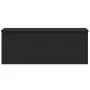 Caja de almacenaje madera de ingeniería negro 90x35x35 cm by , Storage trunks - Ref: Foro24-840682, Price: 71,17 €, Discount: %