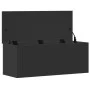 Caja de almacenaje madera de ingeniería negro 90x35x35 cm by , Storage trunks - Ref: Foro24-840682, Price: 71,17 €, Discount: %