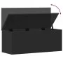 Caja de almacenaje madera de ingeniería negro 90x35x35 cm by , Storage trunks - Ref: Foro24-840682, Price: 71,17 €, Discount: %