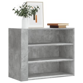 Mueble de pared madera ingeniería gris hormigón 75x35x60 cm by , Shelves and shelves - Ref: Foro24-848419, Price: 57,83 €, Di...