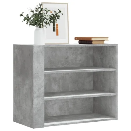 Mueble de pared madera ingeniería gris hormigón 75x35x60 cm de , Estantes y estanterías - Ref: Foro24-848419, Precio: 56,99 €...