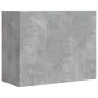 Mueble de pared madera ingeniería gris hormigón 75x35x60 cm de , Estantes y estanterías - Ref: Foro24-848419, Precio: 56,99 €...