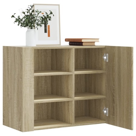 Armario de pared madera de ingeniería roble Sonoma 75x35x60 cm by , Shelves and shelves - Ref: Foro24-848425, Price: 72,88 €,...