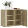 Armario de pared madera de ingeniería roble Sonoma 75x35x60 cm by , Shelves and shelves - Ref: Foro24-848425, Price: 69,50 €,...