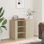 Armario de pared madera de ingeniería roble Sonoma 75x35x60 cm by , Shelves and shelves - Ref: Foro24-848425, Price: 72,88 €,...