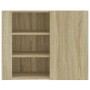 Armario de pared madera de ingeniería roble Sonoma 75x35x60 cm by , Shelves and shelves - Ref: Foro24-848425, Price: 72,88 €,...