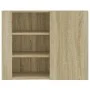 Wandschrank aus Sonoma-Eichenfurnierholz 75x35x60 cm von , Regale und Regale - Ref: Foro24-848425, Preis: 69,50 €, Rabatt: %