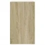 Armario de pared madera de ingeniería roble Sonoma 75x35x60 cm by , Shelves and shelves - Ref: Foro24-848425, Price: 69,50 €,...