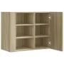 Armario de pared madera de ingeniería roble Sonoma 75x35x60 cm by , Shelves and shelves - Ref: Foro24-848425, Price: 69,50 €,...