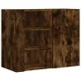Wandschrank aus geräucherter Eichen-Ingenieurholz 75x35x60 cm von , Regale und Regale - Ref: Foro24-848427, Preis: 66,14 €, R...