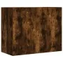 Armario de pared madera de ingeniería roble ahumado 75x35x60 cm by , Shelves and shelves - Ref: Foro24-848427, Price: 66,14 €...