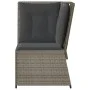 Graues Gartenecksofa mit Kissen aus synthetischem Rattan von , Outdoor-Sofas - Ref: Foro24-368984, Preis: 119,20 €, Rabatt: %