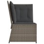 Graues Gartenecksofa mit Kissen aus synthetischem Rattan von , Outdoor-Sofas - Ref: Foro24-368984, Preis: 98,86 €, Rabatt: %