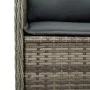 Sofá de esquina de jardín con cojines ratán sintético gris by , Outdoor sofas - Ref: Foro24-368984, Price: 119,26 €, Discount: %