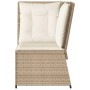Sillón de esquina de jardín con cojines ratán sintético beige by , Outdoor sofas - Ref: Foro24-368986, Price: 98,86 €, Discou...