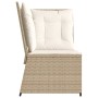 Sillón de esquina de jardín con cojines ratán sintético beige by , Outdoor sofas - Ref: Foro24-368986, Price: 98,86 €, Discou...