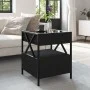 Mesita de noche con Infinity LED negra 40x40x51 cm de , Mesas de centro - Ref: Foro24-847717, Precio: 79,81 €, Descuento: %