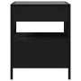 Mesita de noche con Infinity LED negra 40x40x51 cm de , Mesas de centro - Ref: Foro24-847717, Precio: 79,81 €, Descuento: %