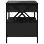 Mesita de noche con Infinity LED negra 40x40x51 cm de , Mesas de centro - Ref: Foro24-847717, Precio: 79,81 €, Descuento: %