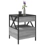 Mesa de centro con Infinity LED gris Sonoma 40x40x51 cm von , Couchtisch - Ref: Foro24-847720, Preis: 90,53 €, Rabatt: %