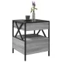 Mesa de centro con Infinity LED gris Sonoma 40x40x51 cm by , Coffee table - Ref: Foro24-847720, Price: 89,12 €, Discount: %