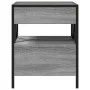 Mesa de centro con Infinity LED gris Sonoma 40x40x51 cm by , Coffee table - Ref: Foro24-847720, Price: 89,12 €, Discount: %