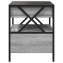 Mesa de centro con Infinity LED gris Sonoma 40x40x51 cm by , Coffee table - Ref: Foro24-847720, Price: 89,12 €, Discount: %