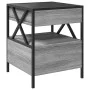 Mesa de centro con Infinity LED gris Sonoma 40x40x51 cm by , Coffee table - Ref: Foro24-847720, Price: 89,12 €, Discount: %