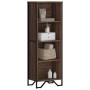 Estantería de madera de ingeniería marrón roble 50x31x137,5 cm de , Librerías y estanterías - Ref: Foro24-848613, Precio: 62,...
