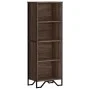 Estantería de madera de ingeniería marrón roble 50x31x137,5 cm by , Bookcases and shelves - Ref: Foro24-848613, Price: 61,47 ...