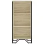 Estantería de madera de ingeniería roble Sonoma 50x31x106 cm de , Librerías y estanterías - Ref: Foro24-848605, Precio: 49,05...