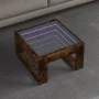 Mesa de centro con Infinity LED roble ahumado 50x53x30 cm by , Coffee table - Ref: Foro24-847627, Price: 74,57 €, Discount: %