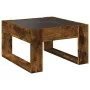 Mesa de centro con Infinity LED roble ahumado 50x53x30 cm by , Coffee table - Ref: Foro24-847627, Price: 74,57 €, Discount: %