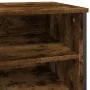 Zapatero de madera de ingeniería roble ahumado 80x38x78 cm de , Zapateros y organizadores de calzado - Ref: Foro24-848651, Pr...