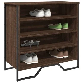 Zapatero de madera de ingeniería marrón roble 80x38x78 cm by , Shoe racks and shoe organizers - Ref: Foro24-848653, Price: 66...