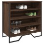 Zapatero de madera de ingeniería marrón roble 80x38x78 cm by , Shoe racks and shoe organizers - Ref: Foro24-848653, Price: 66...