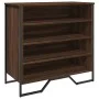 Ingenieurholzschuhmacher in Eichenbraun 80x38x78 cm von , Schuhregale und Schuhorganisatoren - Ref: Foro24-848653, Preis: 66,...