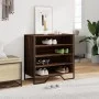 Ingenieurholzschuhmacher in Eichenbraun 80x38x78 cm von , Schuhregale und Schuhorganisatoren - Ref: Foro24-848653, Preis: 66,...
