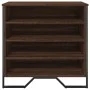 Ingenieurholzschuhmacher in Eichenbraun 80x38x78 cm von , Schuhregale und Schuhorganisatoren - Ref: Foro24-848653, Preis: 66,...