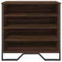Zapatero de madera de ingeniería marrón roble 80x38x78 cm by , Shoe racks and shoe organizers - Ref: Foro24-848653, Price: 66...