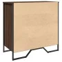Ingenieurholzschuhmacher in Eichenbraun 80x38x78 cm von , Schuhregale und Schuhorganisatoren - Ref: Foro24-848653, Preis: 66,...