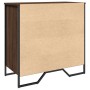 Zapatero de madera de ingeniería marrón roble 80x38x78 cm by , Shoe racks and shoe organizers - Ref: Foro24-848653, Price: 66...