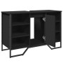Schwarzer Badezimmerschrank aus Holzwerkstoff 91x35x60 cm von , Badezimmermöbel - Ref: Foro24-848664, Preis: 107,88 €, Rabatt: %
