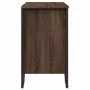 Armario lavabo baño madera ingeniería marrón roble 60x35x60 cm de , Muebles de baño - Ref: Foro24-848658, Precio: 56,02 €, De...