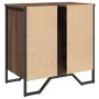 Armario lavabo baño madera ingeniería marrón roble 60x35x60 cm de , Muebles de baño - Ref: Foro24-848658, Precio: 56,02 €, De...