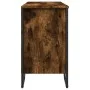 Armario lavabo baño madera ingeniería roble ahumado 91x35x60 cm by , Bathroom furniture - Ref: Foro24-848666, Price: 98,94 €,...