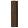 Aparador con LED madera ingeniería marrón roble 41,5x32,5x200cm de , Aparadores - Ref: Foro24-3307904, Precio: 121,35 €, Desc...